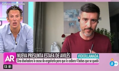La cara de sorpresa de Joaquín Prat al ver el 'look confinamiento' de un compañero