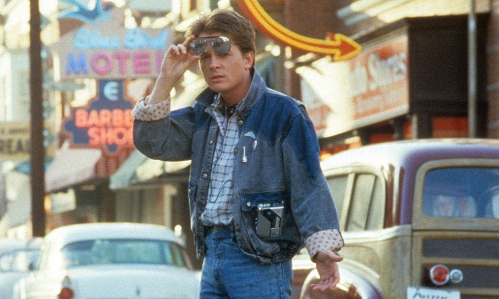 Michael J. Fox en Regreso al futuro