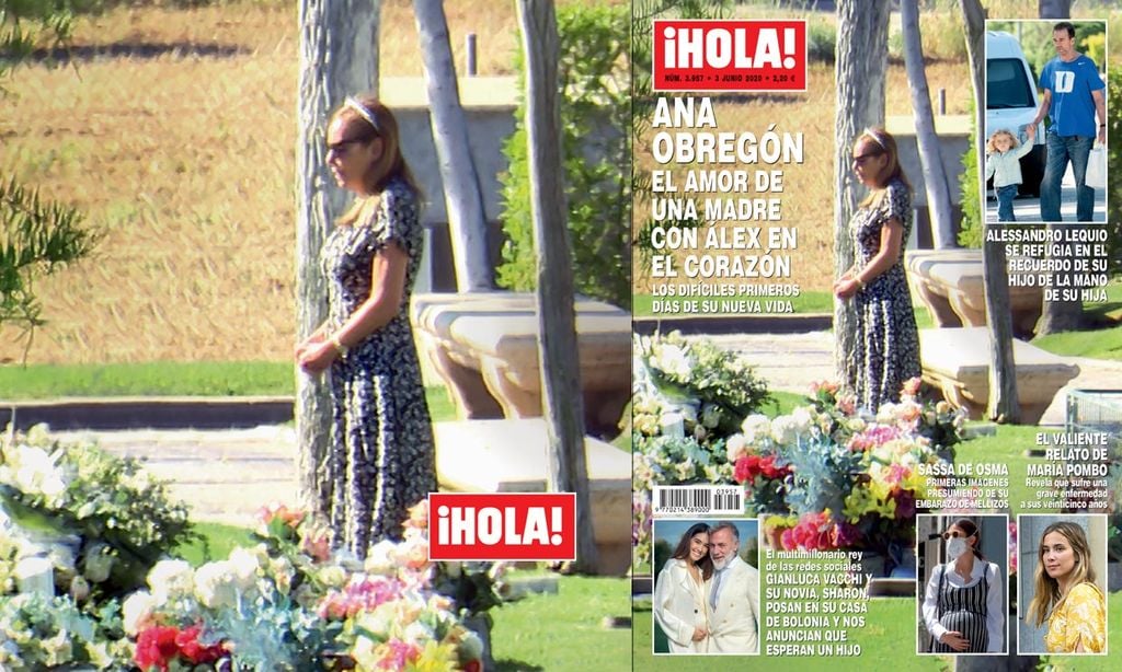 En ¡HOLA!: Ana Obregón, el amor de una madre con Álex en el corazón