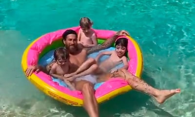 ¡Al agua, patos! Sergio Ramos disfruta de un chapuzón con sus hijos