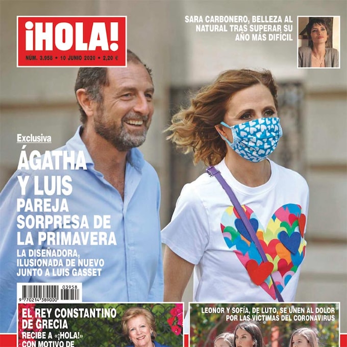 Exclusiva en ¡HOLA!: Ágatha Ruiz de la Prada y Luis Gasset, pareja sorpresa de la primavera