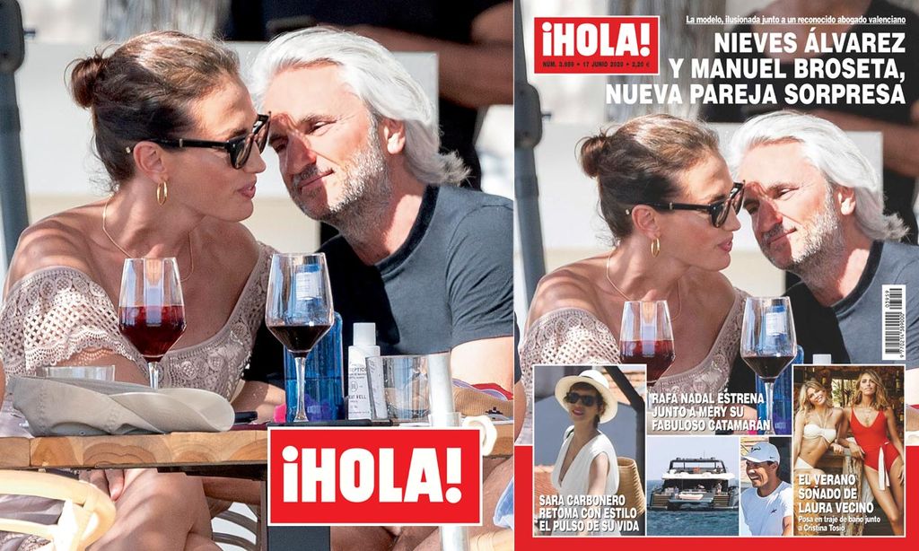 En ¡HOLA!: Nieves Álvarez y Manuel Broseta, nueva pareja sorpresa