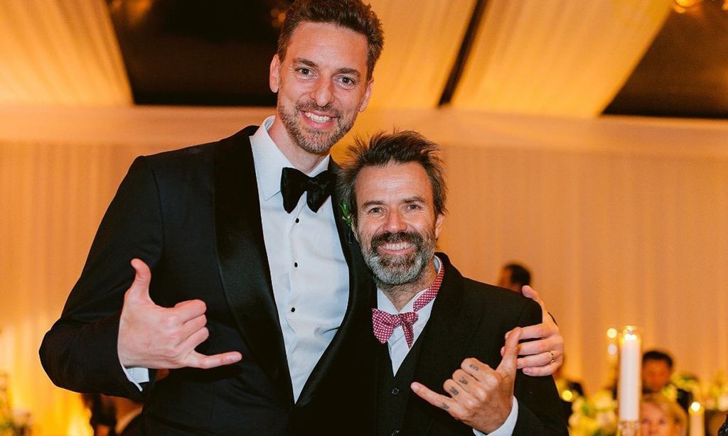 Pau Gasol comparte una foto inédita de su boda para despedirse de su gran amigo Pau Donés