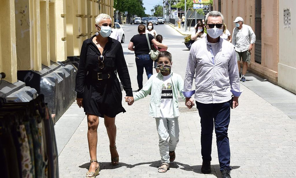 Ana María Aldón se reencuentra con Ortega Cano y su hijo cuatro meses después