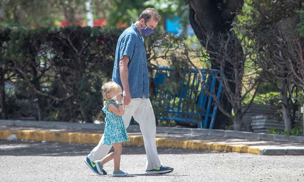 Alessandro con su hija