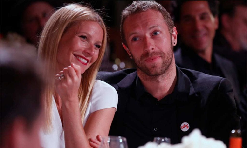 Gwyneth Paltrow incluye a su marido, Brad Falchuk, en una felicitación para Chris Martin
