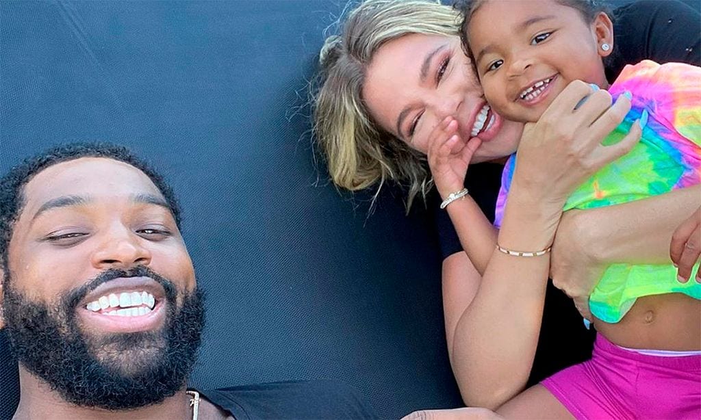 Khloé Kardashian, Tristan y True Thompson