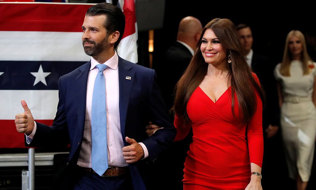 Donald Trump Jr. y Kimberly Guilfoyle