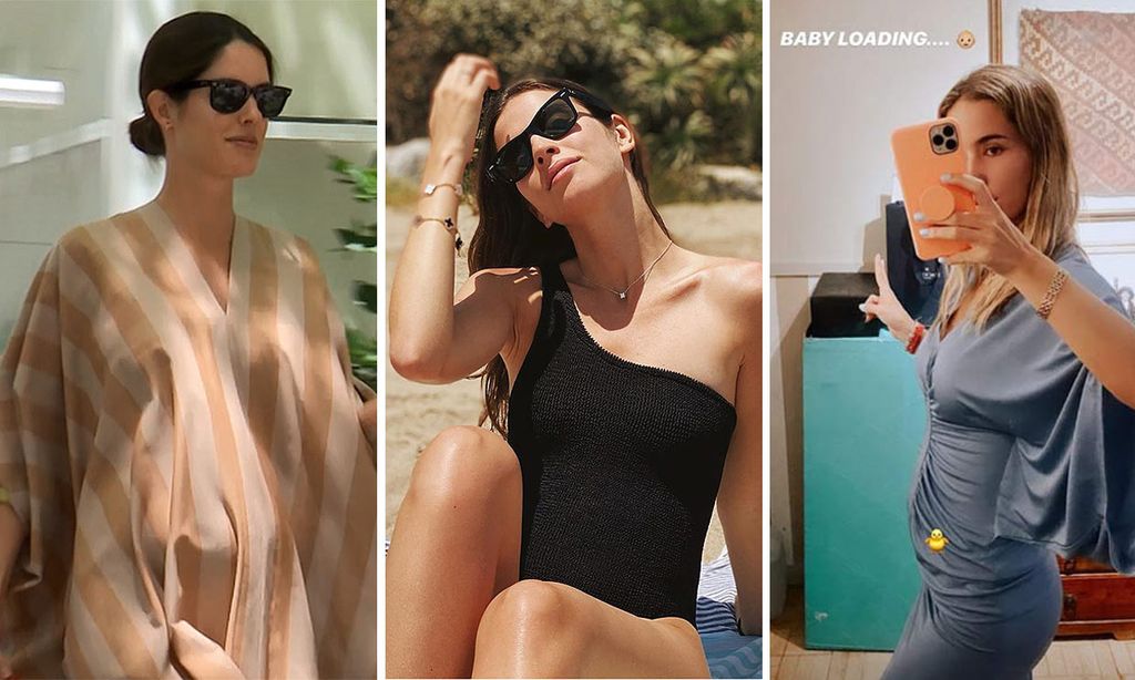 Sofía Palazuelo, Sandra Gago, María Pombo..., celebrities en un verano de dulce espera