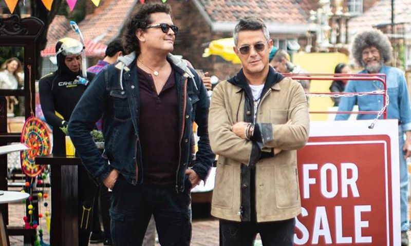 ¡Bueno, bonito, barato! Carlos Vives y Alejandro Sanz muestran las tomas falsas de su videoclip