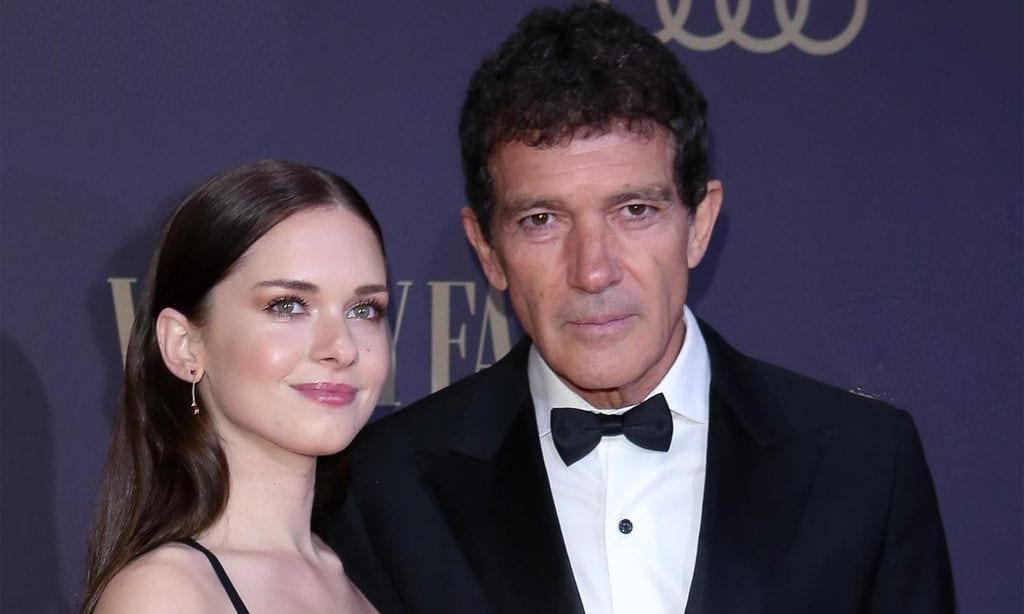 Antonio Banderas y Stella Banderas en los Oscar