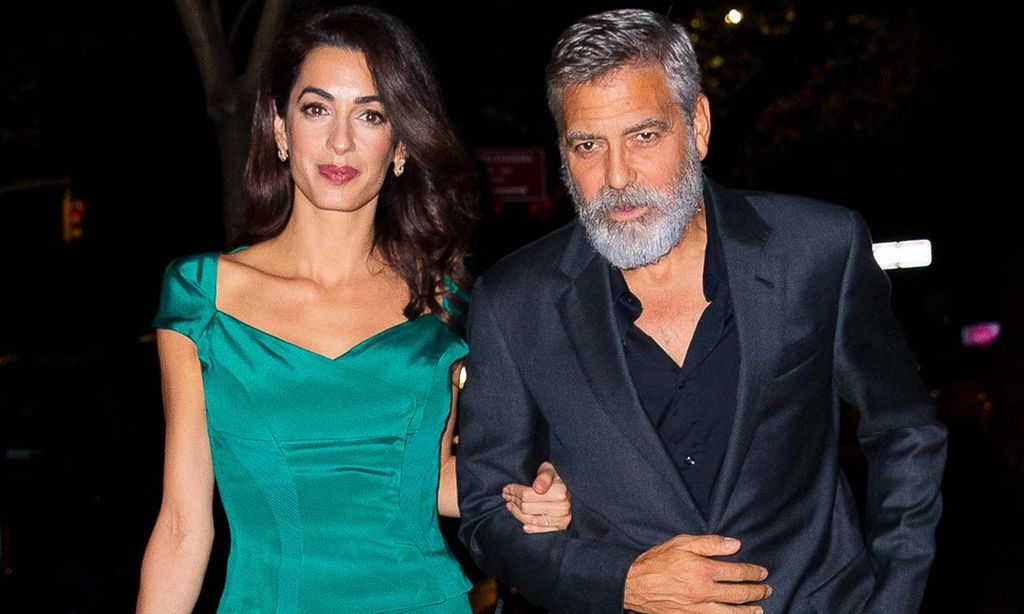 George Clooney y Amal Clooney en un evento en Nueva York en 2019