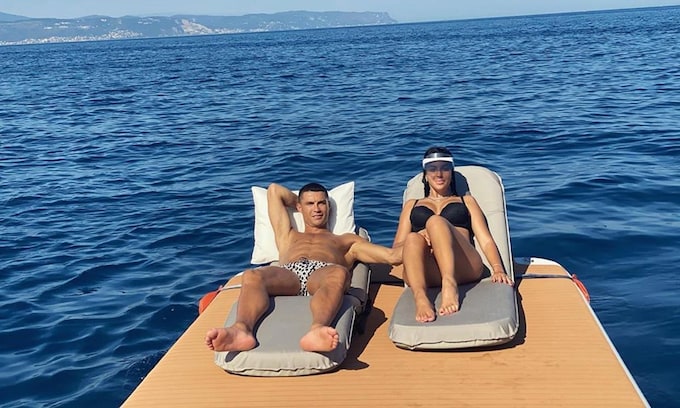 La idílica jornada en alta mar de Georgina Rodriguez y Cristiano Ronaldo