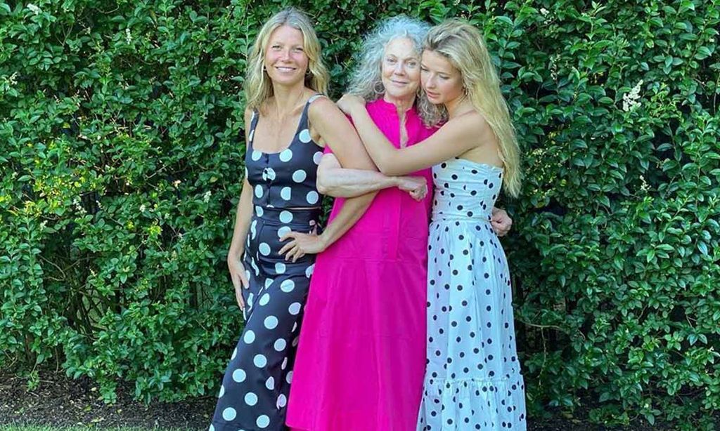 Blythe Danner, Gwyneth Paltrow y Apple Martin