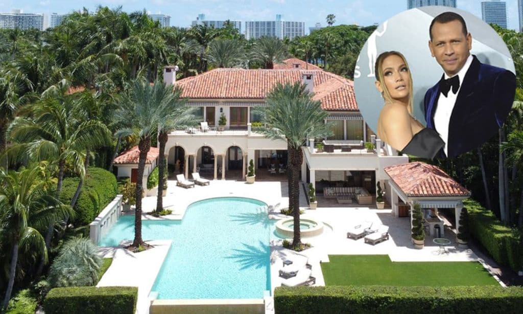 Así es la casa de 40 millones de dólares que se han comprado Jennifer Lopez y Alex Rodríguez en Miami