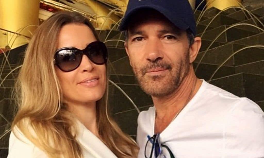 Antonio Banderas y Nicole Kimpel