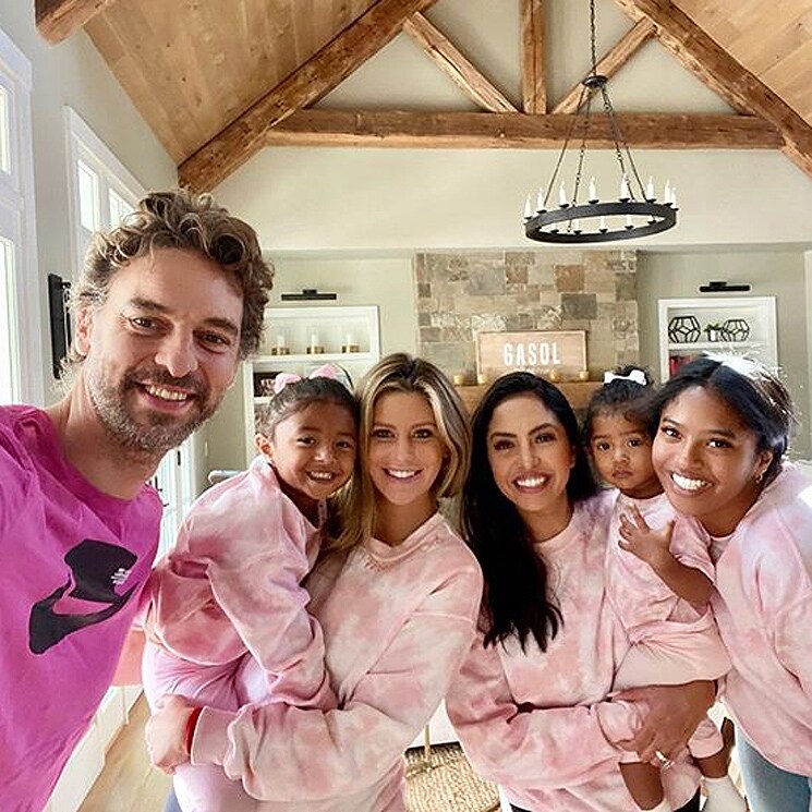 El 'tío Pau Gasol', el mejor anfitrión para su 'hermana' Vanessa Bryant y sus hijas