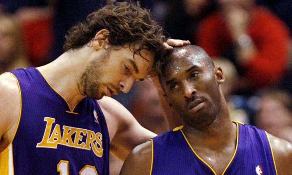 Pau Gasol se acuerda 'con lágrimas en los ojos' de su amigo Kobe Bryant en su cumpleaños