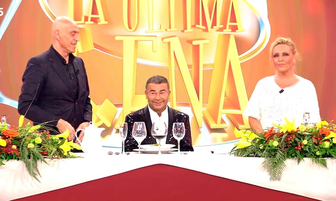 Jorge Javier Vázquez, Kiko Matamoros y Lydia Lozano en 'La última cena'