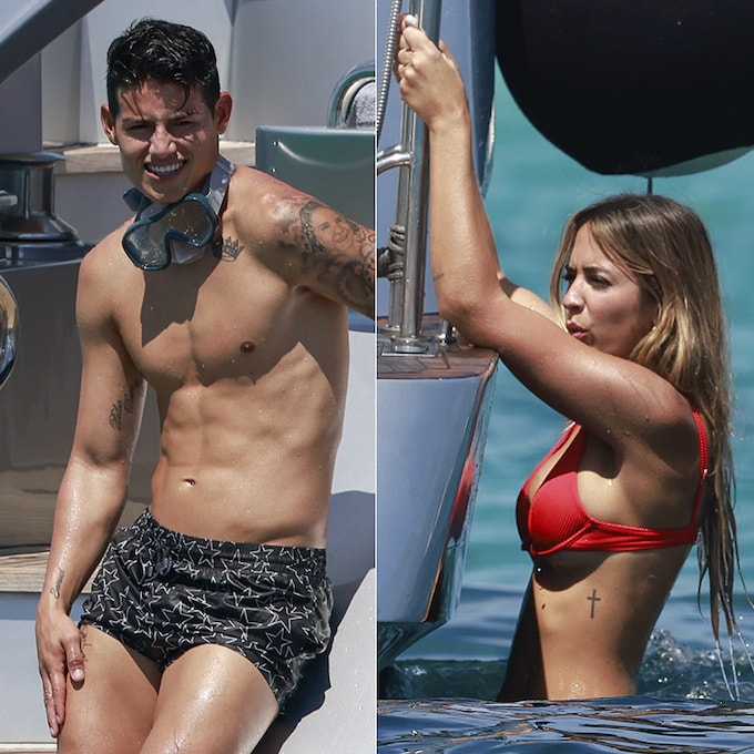James Rodríguez y Shannon de Lima disfrutan de unas vacaciones en Ibiza