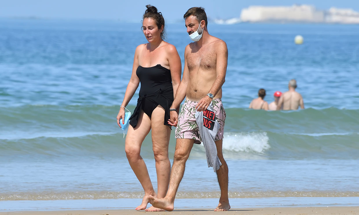 Ana Milán y su pareja disfrutan de sus vacaciones en Cádiz