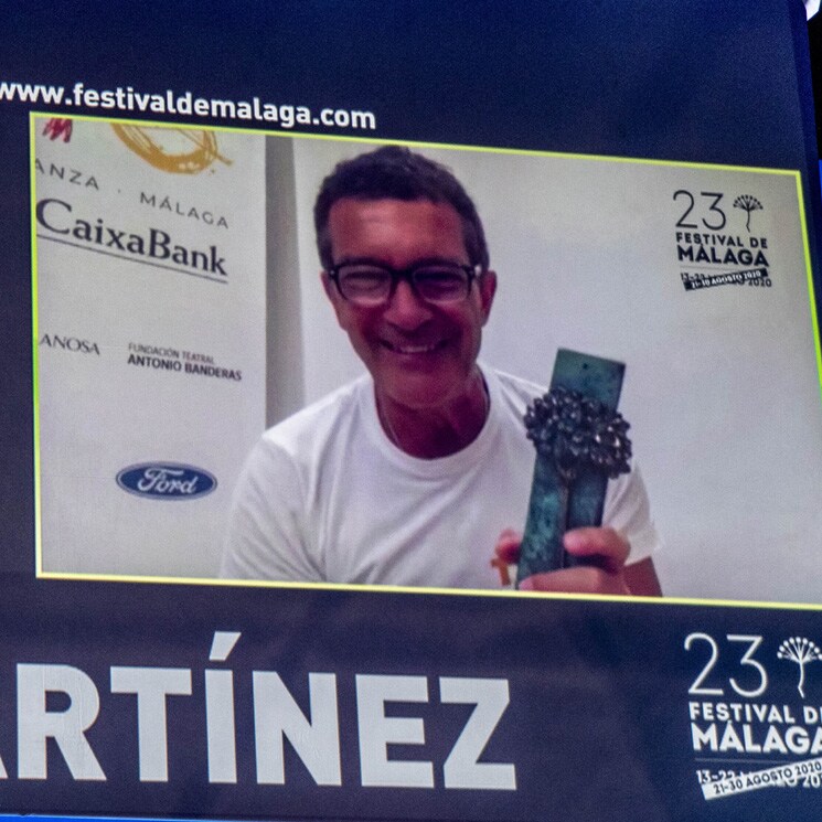 Antonio Banderas reaparece en el Festival de Málaga tras superar el coronavirus