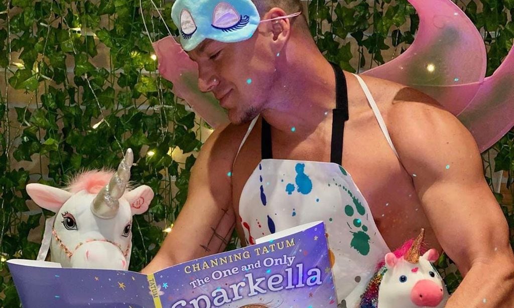 ¡Con alitas y todo! Channing Tatum se viste de hada en el lanzamiento de su libro infantil