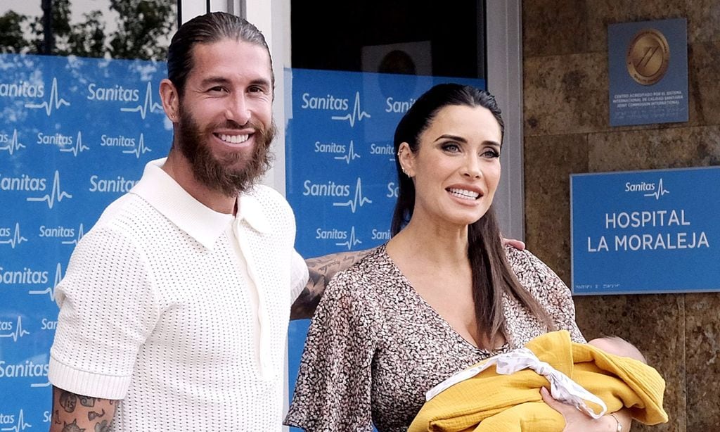 Pilar Rubio con su hijo Máximo Adriano