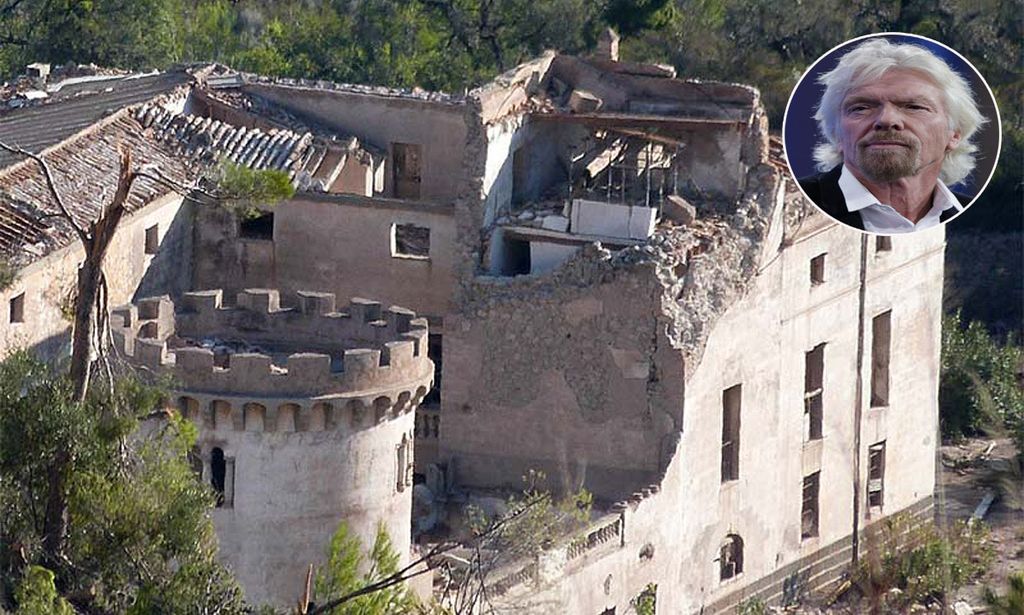 Una tormenta destroza la finca del magnate Richard Branson en Mallorca