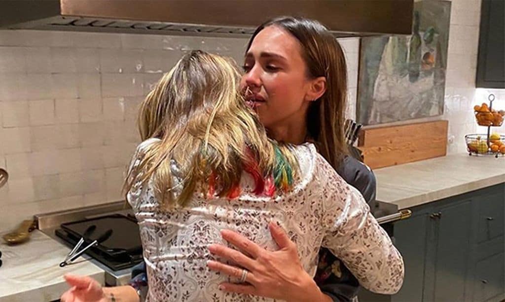 Las lágrimas de Jessica Alba porque su hija se hace mayor