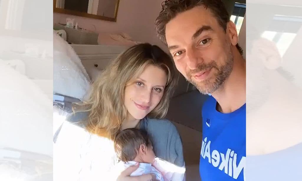 Pau Gasol, todo un padrazo con su pequeña Elisabet Gianna