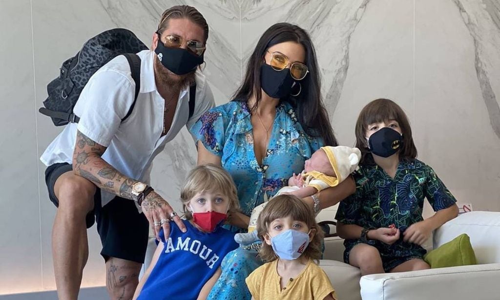 Pilar Rubio, Sergio Ramos e hijos