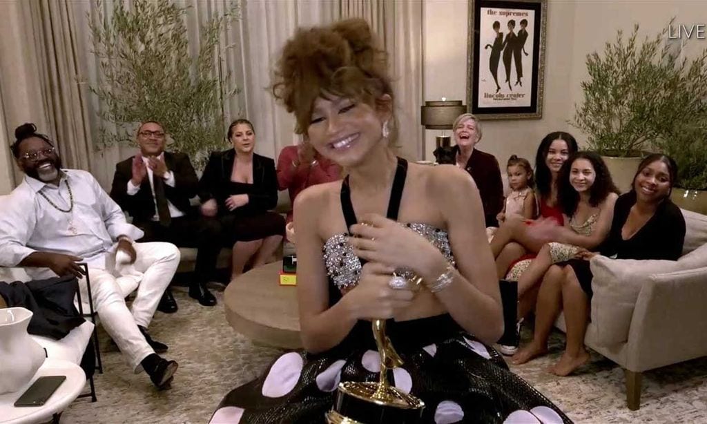 Zendaya en la gala de los Emmy 2020