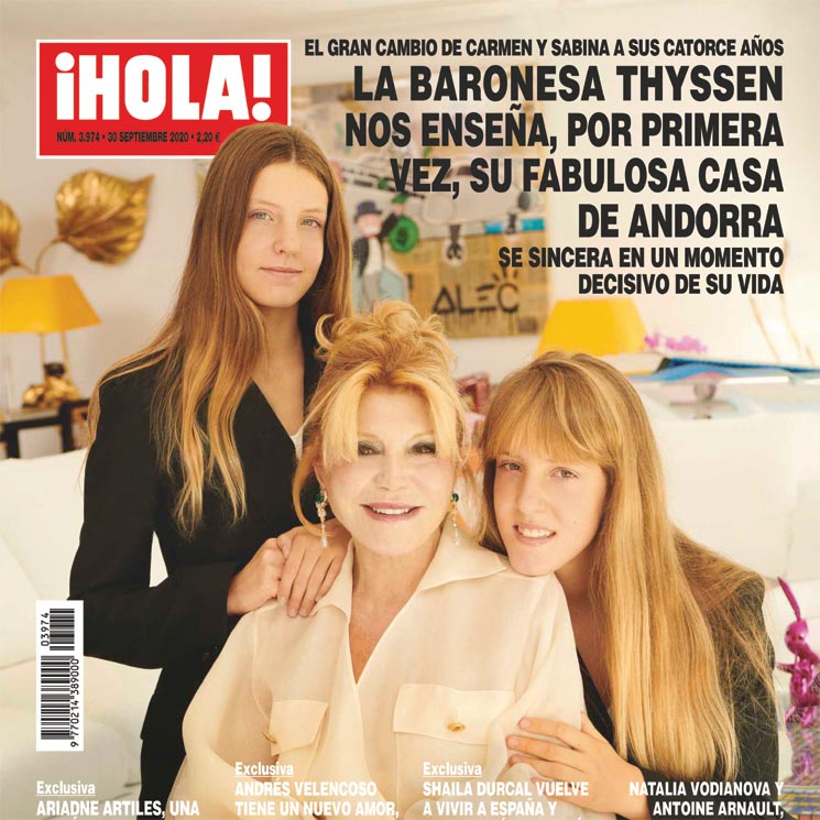 En ¡HOLA!, la baronesa Thyssen nos enseña, por primera vez, su fabulosa casa de Andorra