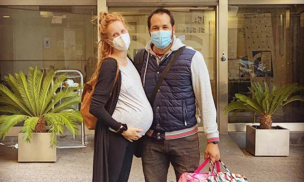 María Castro ingresa en el hospital para dar a luz a su hija Olivia