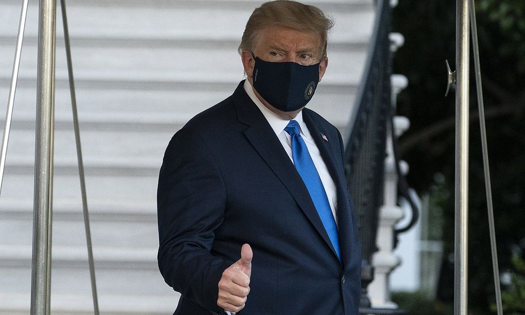 Donald Trump ingresa en un hospital militar tras dar positivo en coronavirus