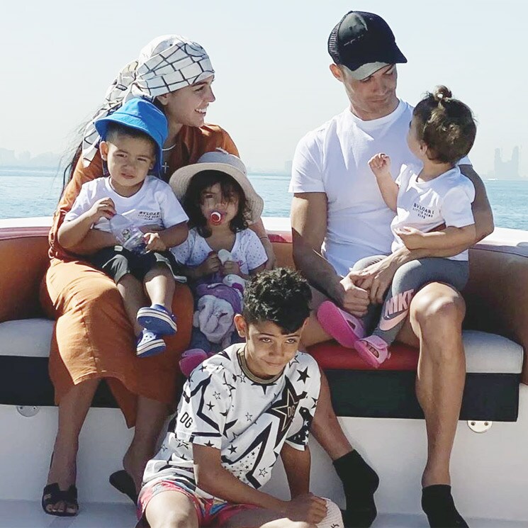 Los hijos de Cristiano y han hecho algo con sus