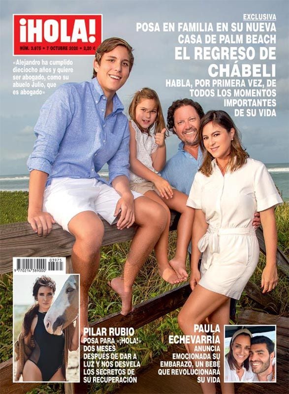 Portada de ¡HOLA!, con el anuncio de embarazo de Paula Echevarría