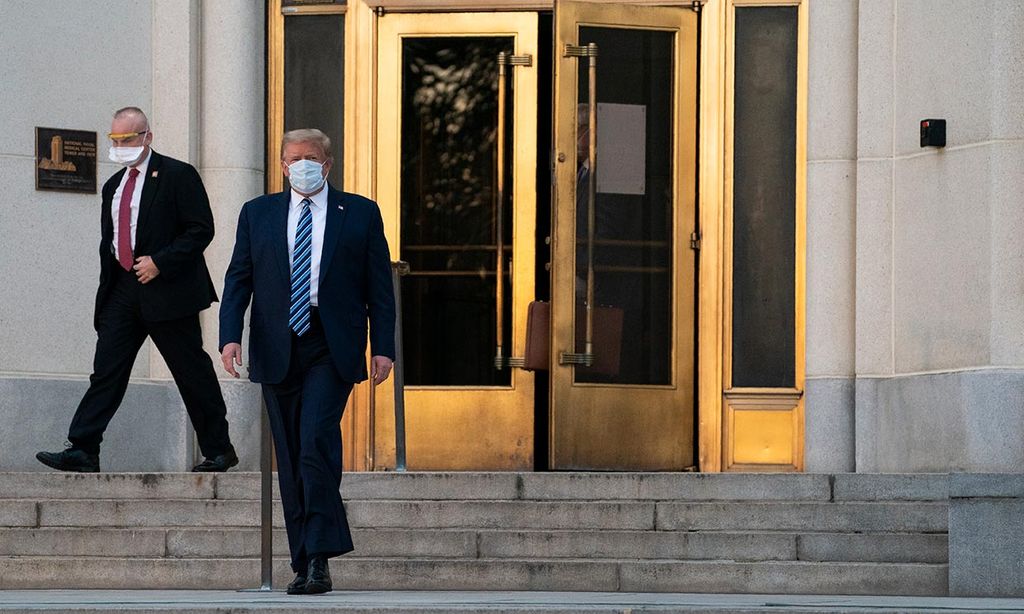 Donald Trump abandona el hospital cuatro días después de dar positivo por Covid-19, ¿y Melania?
