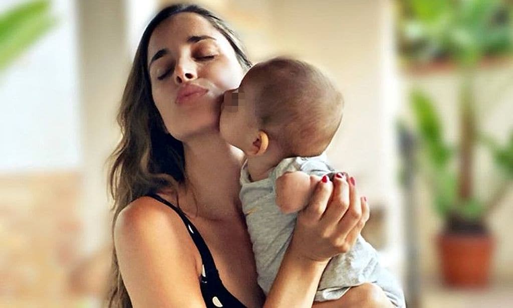 Lorena van Heerde con su bebé