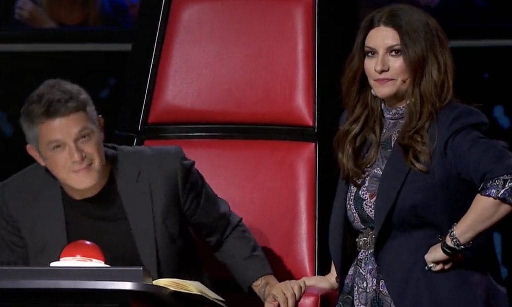 Alejandro Sanz y Laura Pausini