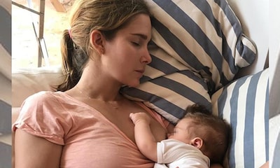 Natalia Sánchez y Marc Clotet, una plácida siesta familiar con sus hijos