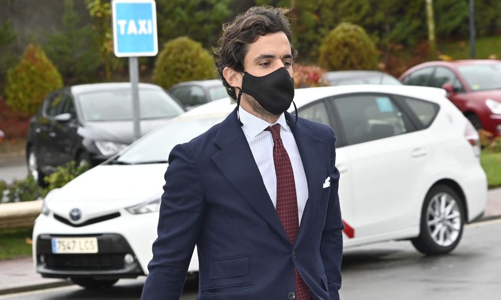 Alonso Aznar y Rosauro Varo arropan a su amigo Álvaro Falcó en la despedida del marqués de Cubas