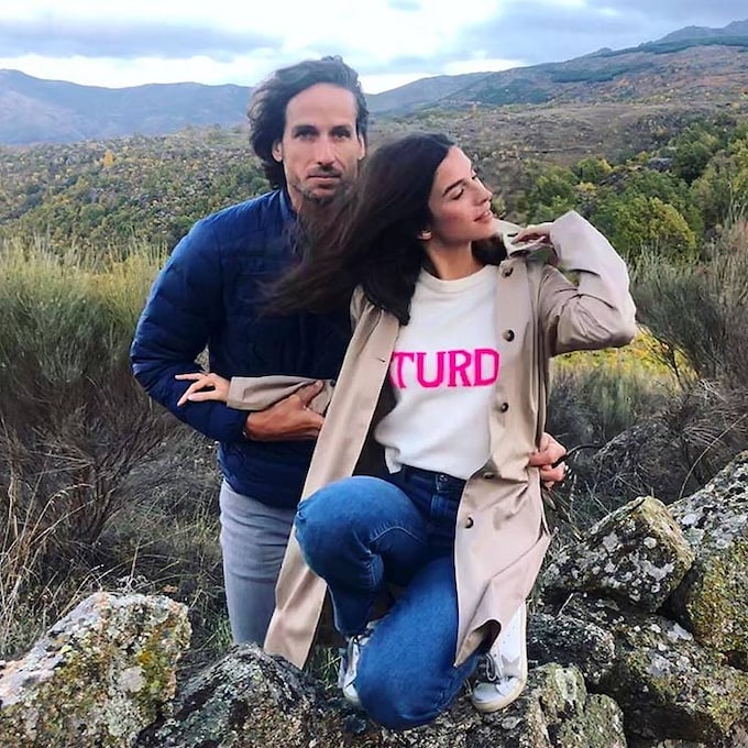 Sandra Gago y Feliciano López, desconexión en la naturaleza en la recta final del embarazo