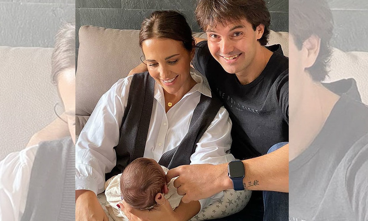 Paula Echevarría con el bebé de Iñaki García