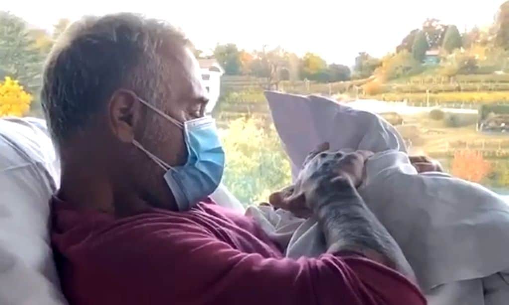 Gianluca Vacchi y Sharon Fonseca celebran el primer cumple de su hija... ¡con solo un día de vida!