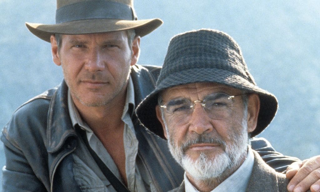 Harrison Ford rinde homenaje a Sean Connery, su padre en 'Indiana Jones y la última cruzada'