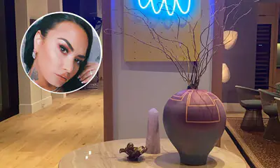 Letras de neón, mensajes y piezas únicas, Demi Lovato enseña la decoración de su nueva casa
