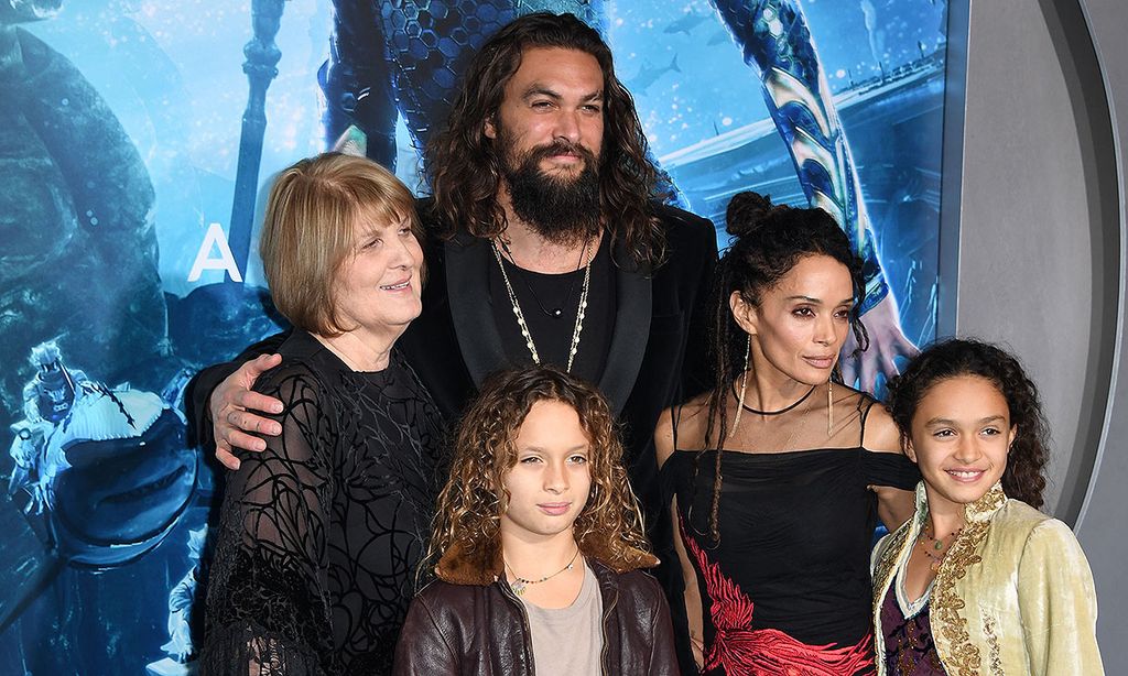 Jason Momoa, Lisa Bonet y su familia