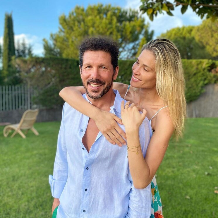 Carla Pereyra rescata una foto del Simeone más pícaro (e irreconocible)  